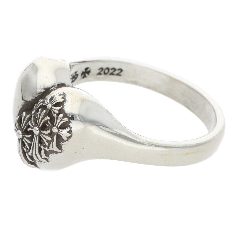 Chrome Hearts R.I.P. Heart Silver Ring Size ONE SIZE
