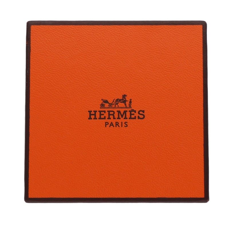 HERMES Chaine d'Ancre Enchainee PM Silver Ring Size 57