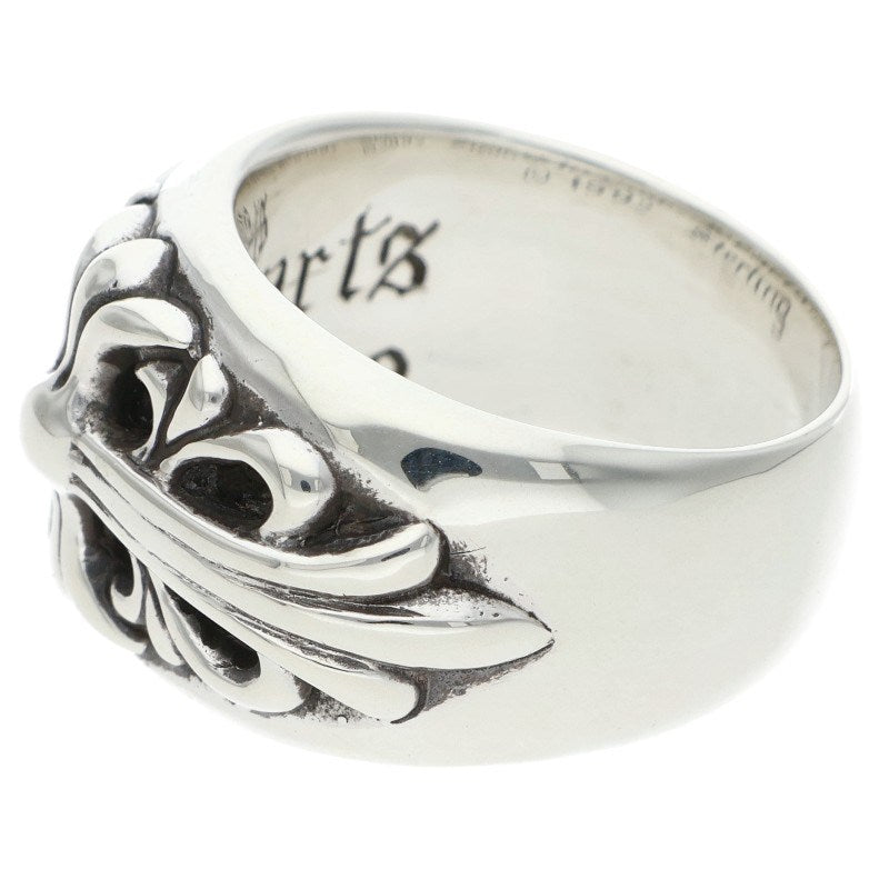 Chrome Hearts FLRL CRS Sterling Silver Ring Size 12.5