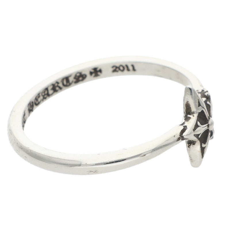 Chrome Hearts BUBBLGM STAR Silver Ring Size 8.5