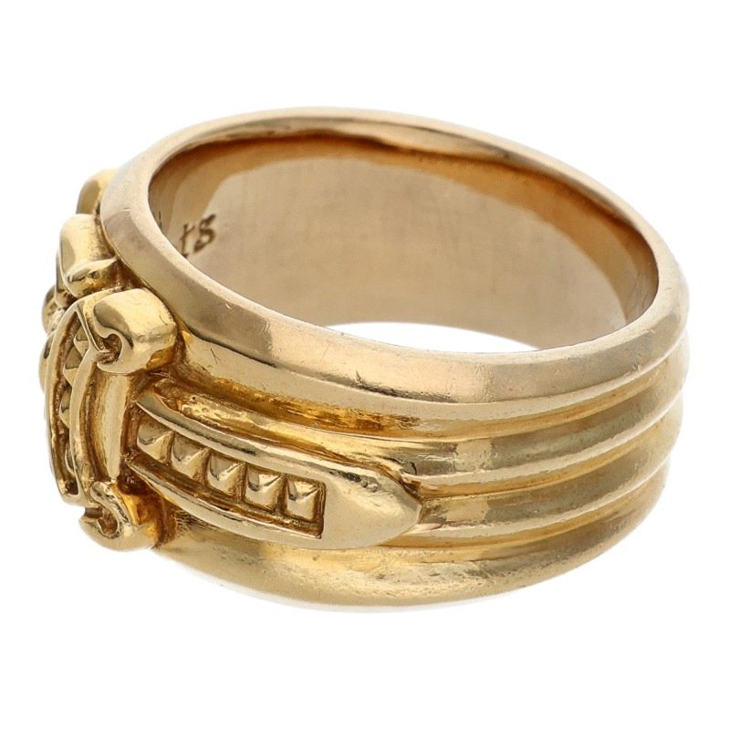 Chrome Hearts Dagger 22K Gold Ring Size ONE SIZE