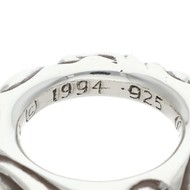 Chrome Hearts SCRL BAND Silver Ring Size ONE SIZE