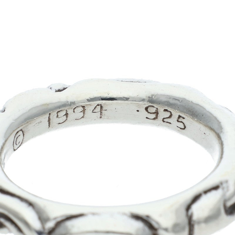 Chrome Hearts SCRL BAND Silver Ring Size 18.5