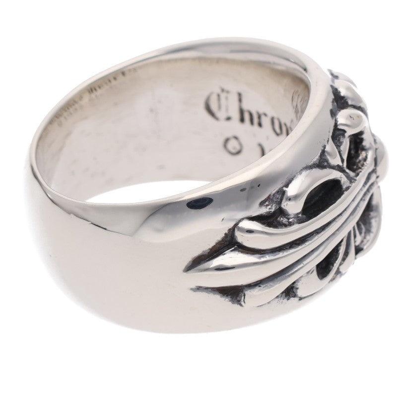Chrome Hearts FLRL CRS Sterling Silver Ring Size 14.5