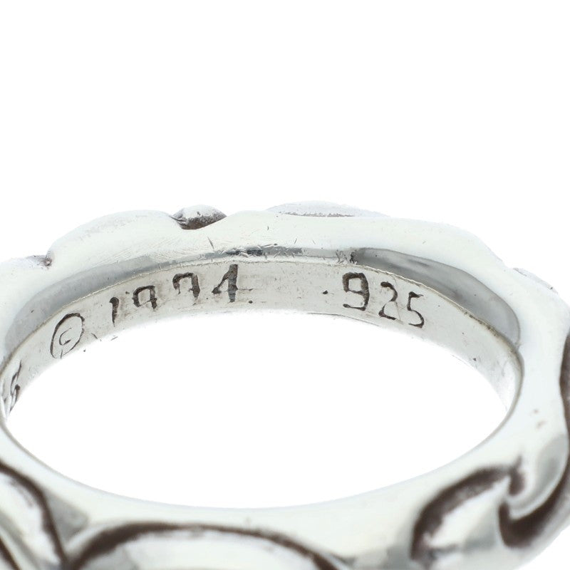 Chrome Hearts SCRL BAND Silver Ring Size ONE SIZE