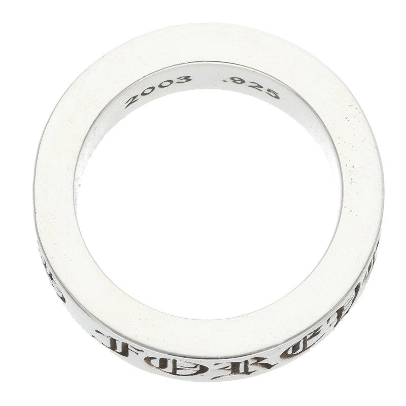 Chrome Hearts 6mm Spacer Forever Silver Ring Size 15.5