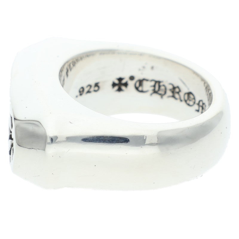 Chrome Hearts LIL PJ 3CH PLS Silver Ring Size JP 7