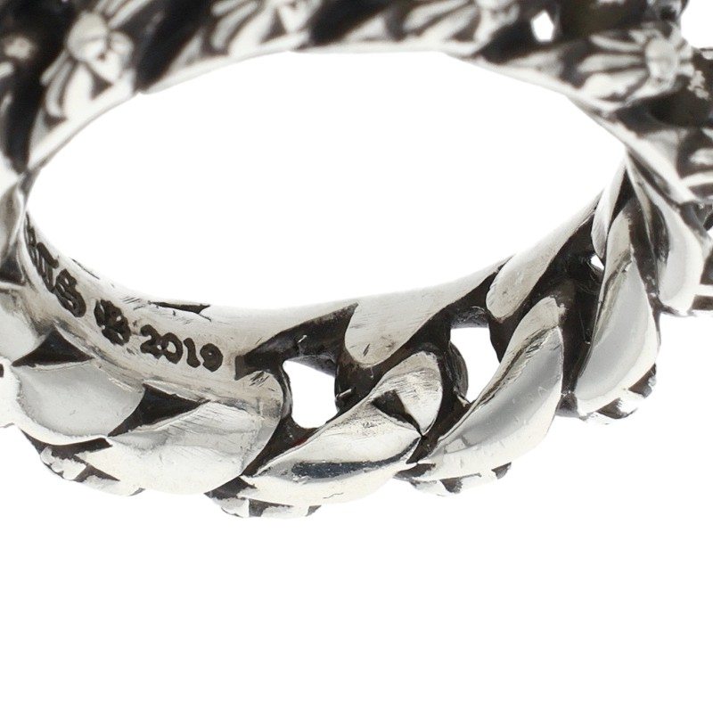 Chrome Hearts XTRA FANCY SML Silver Ring Size JP 9