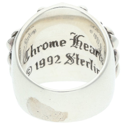 Chrome Hearts Keeper Silver Ring Size JP 11