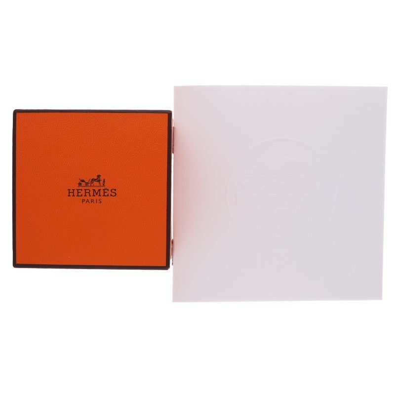 HERMES Chaine d'Ancre Enchainee PM Silver Ring Size 57