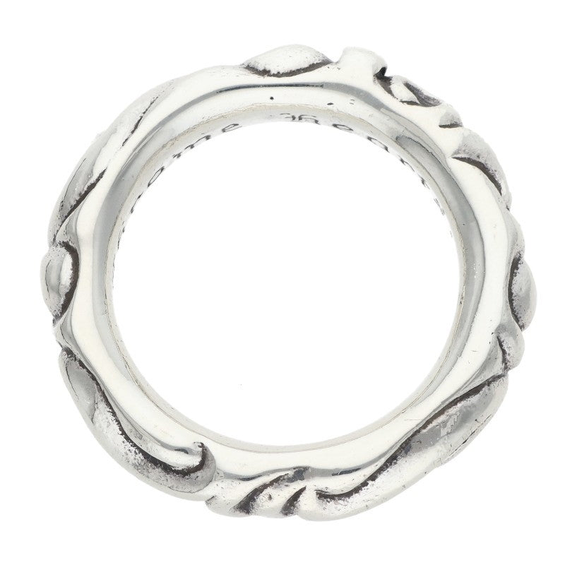 Chrome Hearts SCRL BAND Silver Ring Size ONE SIZE