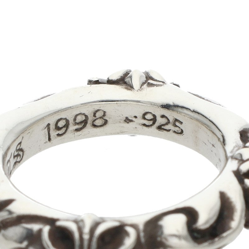 Chrome Hearts SBT BAND Sterling Silver Ring Size JP 9.5