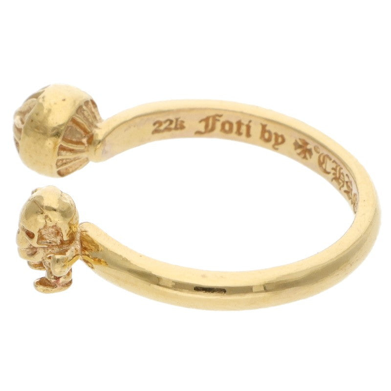 Chrome Hearts FT HARRIS TEETER CRS BALL Gold Ring Size JP 5