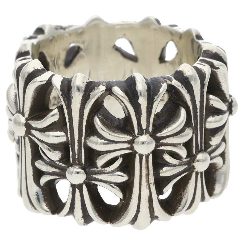 Chrome Hearts CEMETERY CROSS Silver Ring Size JP 23.5