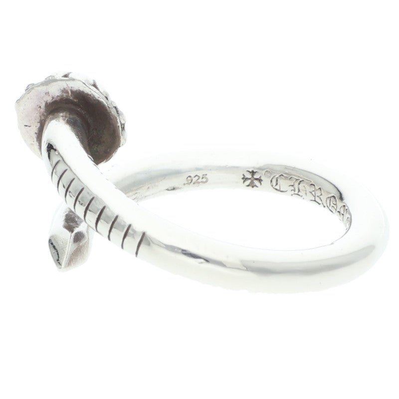 Chrome Hearts NAIL CRSBALL Silver Ring Size JP 16