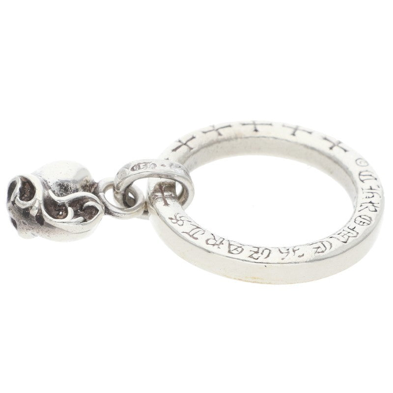 Chrome Hearts NTFL W Heart Motif Silver Ring Size JP 8