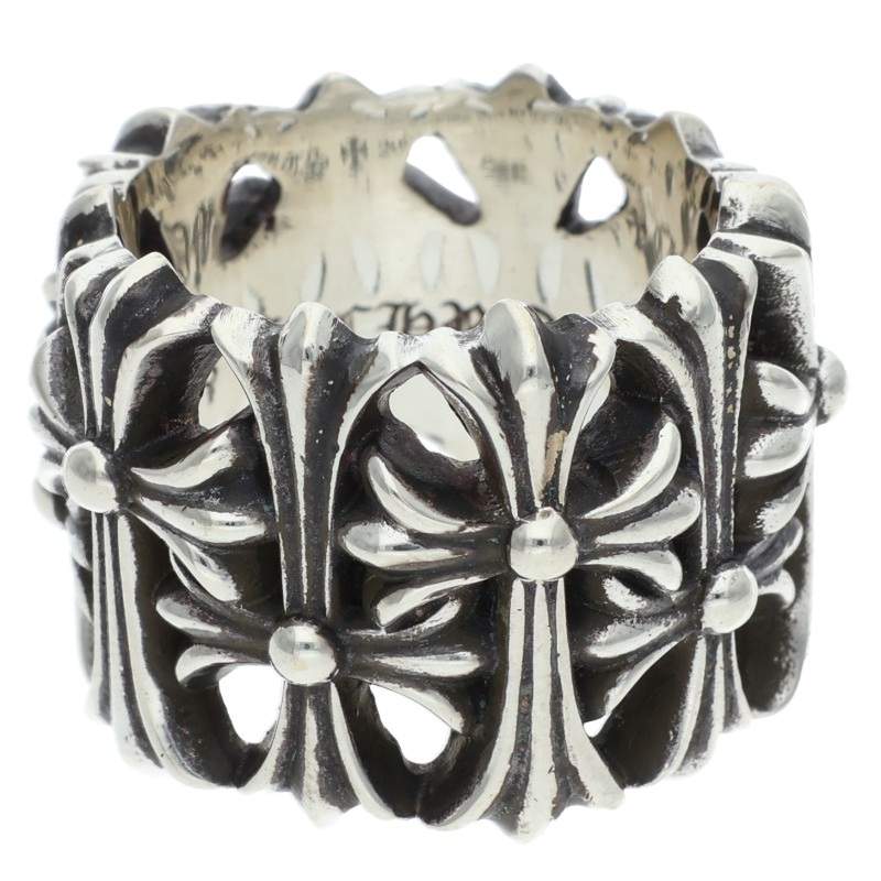 Chrome Hearts CEMETERY Cemetery Silver Ring Size JP 18.5