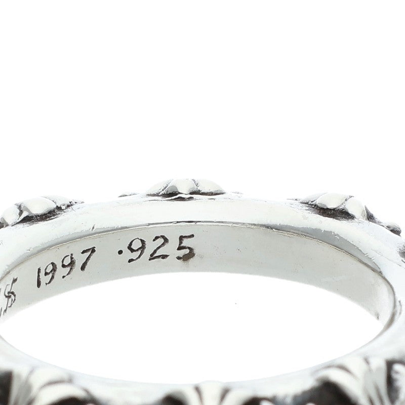 Chrome Hearts CROSS BAND Ring Silver 925 Size JP 24