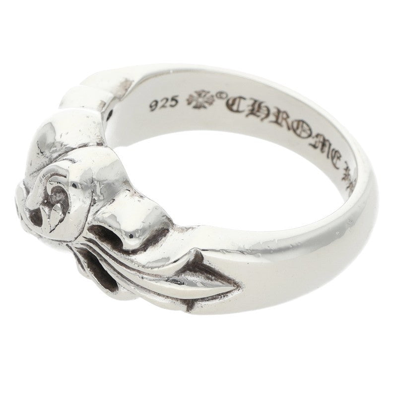 Chrome Hearts Floral Heart Silver Ring Size JP 24