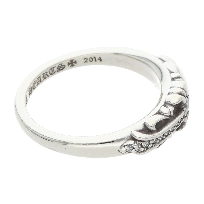 Chrome Hearts Baby Classic Floral Diamond Ring Size JP 23