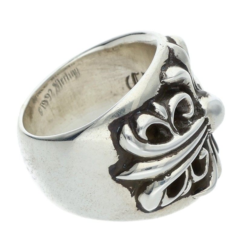 Chrome Hearts Keeper Sterling Silver Ring Size JP 11