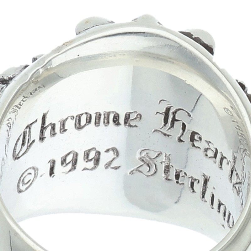 Chrome Hearts Keeper Sterling Silver Ring Size JP 16