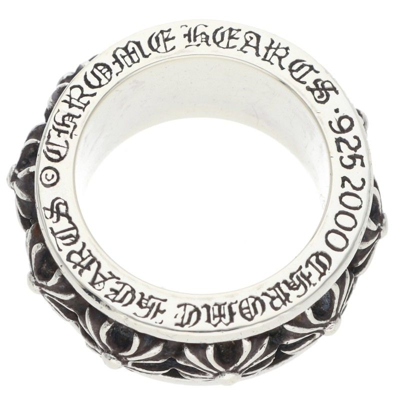 Chrome Hearts RING SPINNER CH X Silver Ring Size JP 23.5