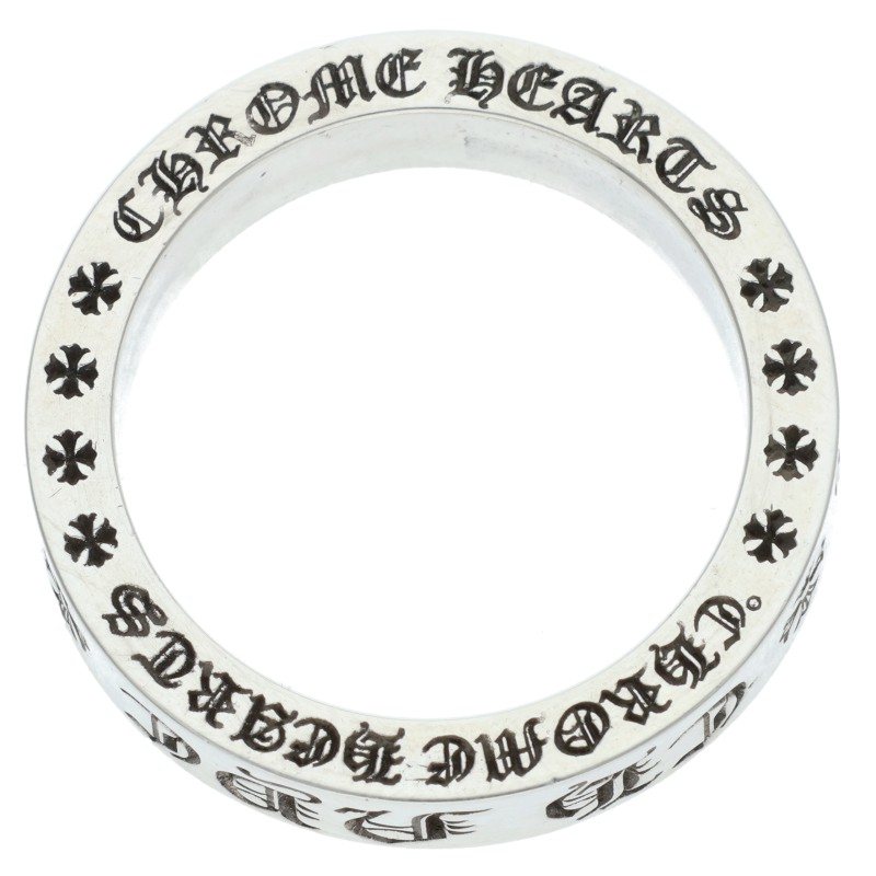 Chrome Hearts NYC Ltd 6mm Spacer Silver Ring Size JP 24