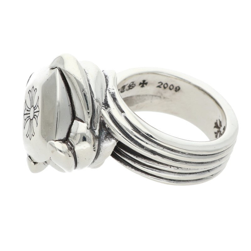 Chrome Hearts COCK TAIL CH PLUS Silver Ring Size JP 11.5