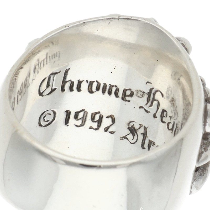 Chrome Hearts Keeper Sterling Silver Ring Size JP 16