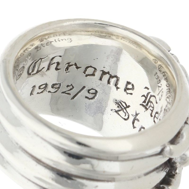 Chrome Hearts Dagger Sterling Silver Ring Size JP 7