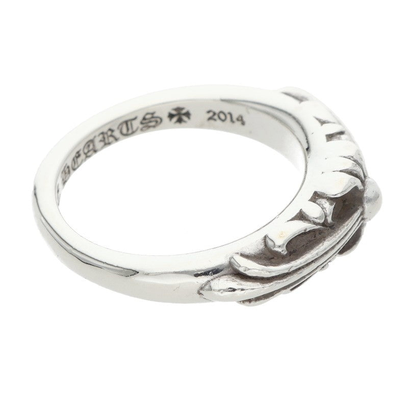 Chrome Hearts Baby Classic Floral Ring Silver Size JP 10.5