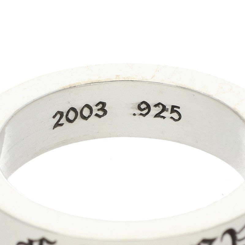 Chrome Hearts 6mm Spacer Forever Silver Ring Size JP 23