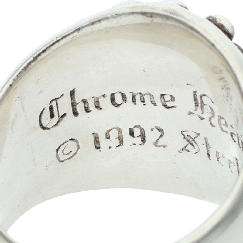 Chrome Hearts KEEPER Sterling Silver Ring Size JP 21