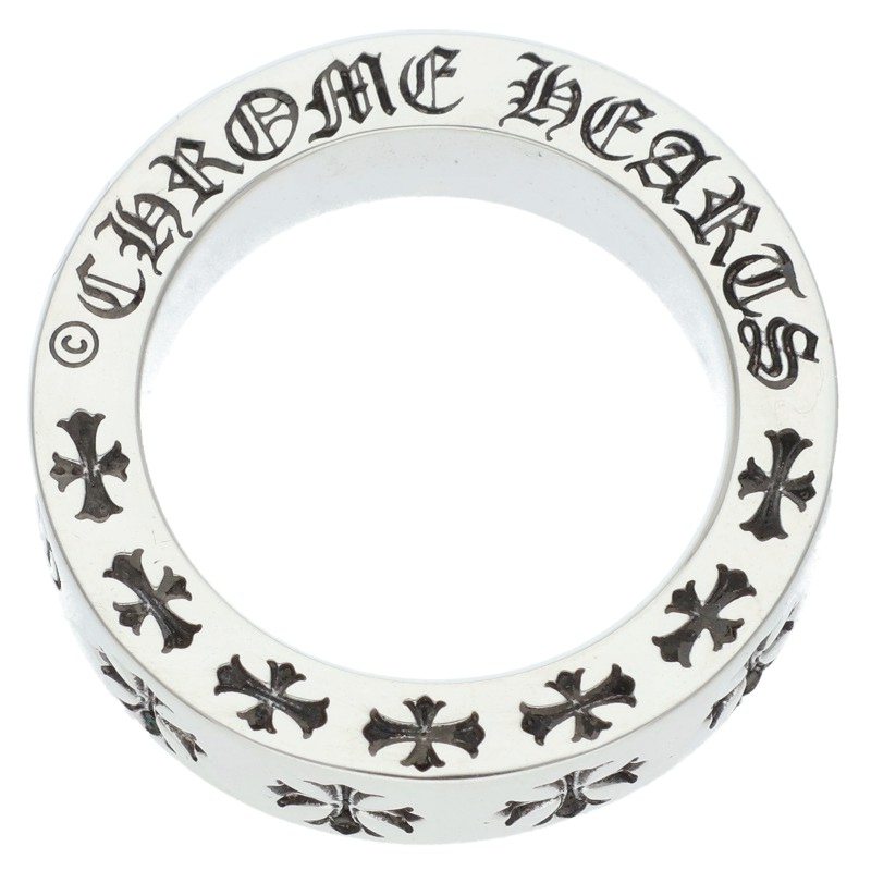 Chrome Hearts 6mm Spacer Forever Silver Ring Size JP 6.5