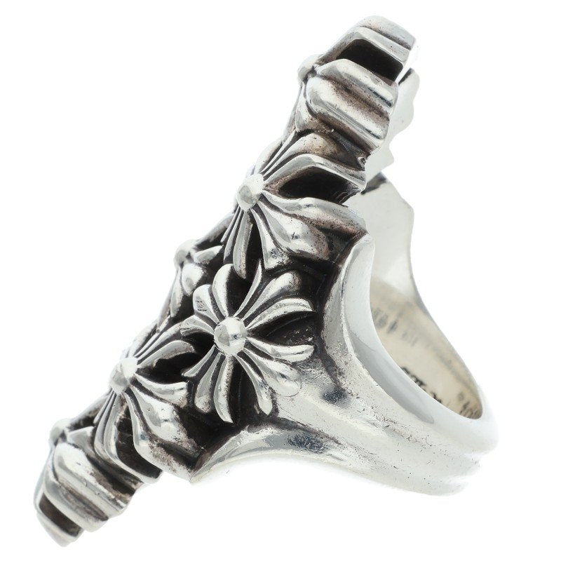 Chrome Hearts Chain Mail LG Silver Ring Size JP 11