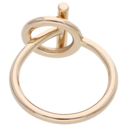 HERMES Echappee PM K18PG Pave Diamond Ring Multi Size JP 12