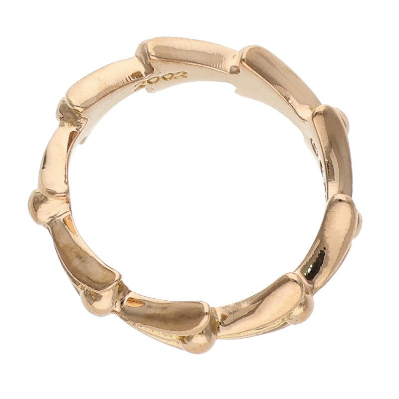 Chrome Hearts 22K Cross Tail Gold Ring Yellow Size JP 12