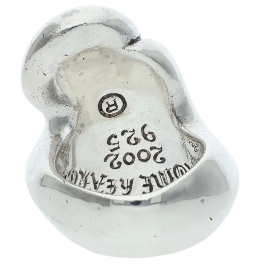 Chrome Hearts LIP TONGUE-LG Silver Ring Size JP 17