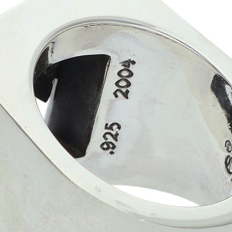 Chrome Hearts LETTER BLOCK CH Plus Silver Ring Size JP 20