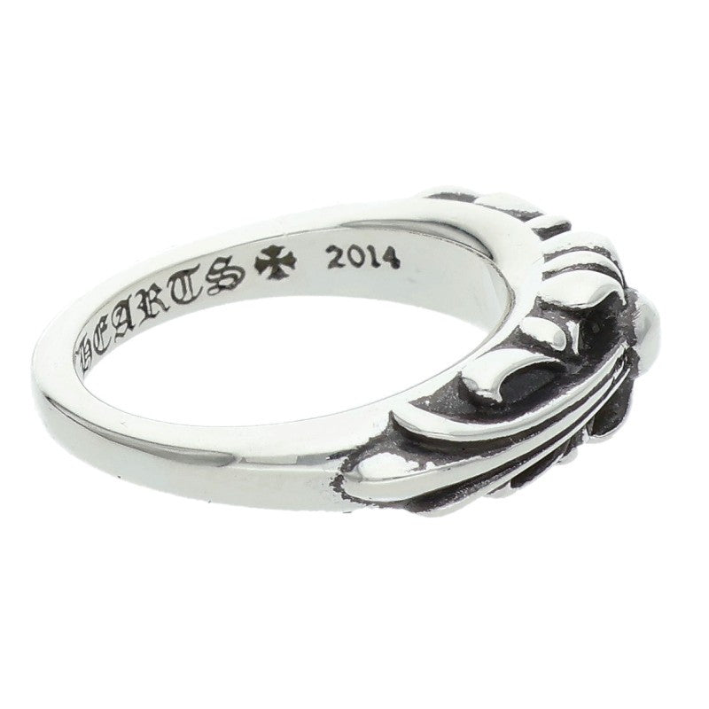 Chrome Hearts BABY CLASSIC Floral Silver Ring Size JP 6