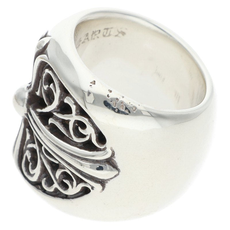 Chrome Hearts CLASSIC OVAL Cross Silver Ring Size JP 16.5