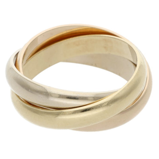 Cartier Trinity Classic K18 Gold Ring Size JP 14