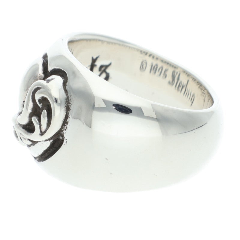 Chrome Hearts HEART IN BAND Sterling Silver Ring Size JP 9