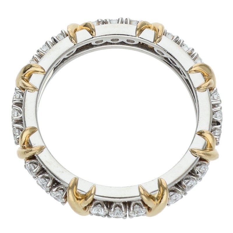 TIFFANY&Co. Schlumberger Sixteen K18/PT Ring Size JP 13.5