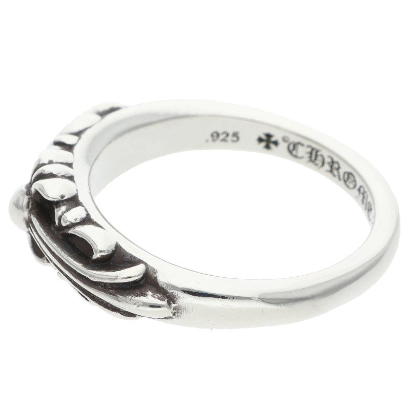 Chrome Hearts Baby Classic Floral Silver Ring Size JP 16.5