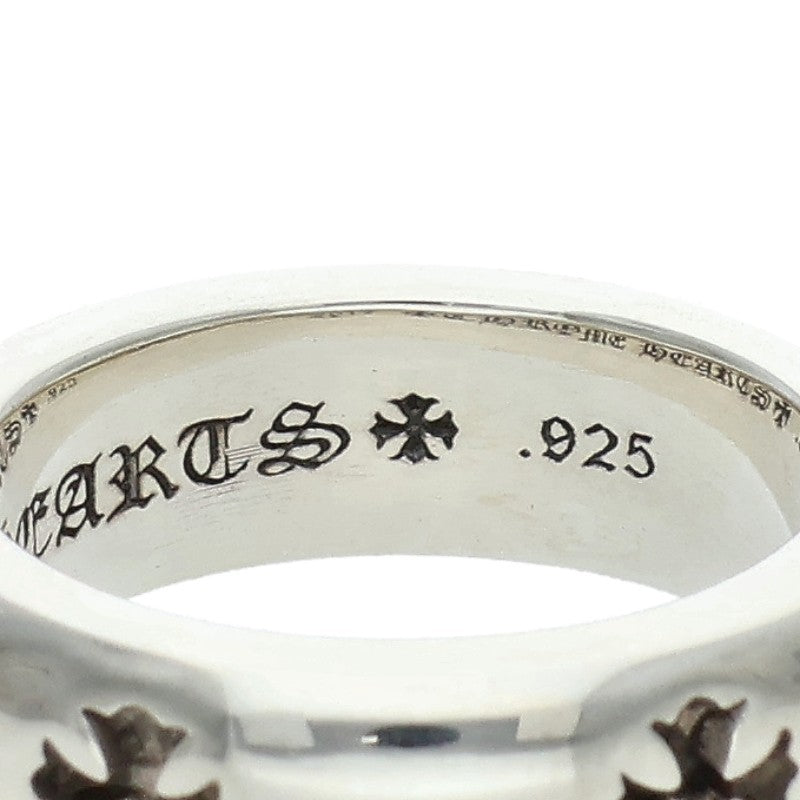 Chrome Hearts NEGATIVE CH PLUS Silver Ring Size JP 5