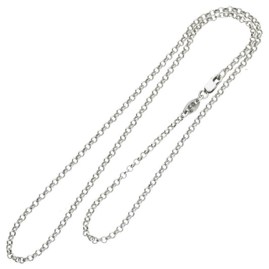 Chrome Hearts 925 Silver Roll Chain Necklace Size ONE SIZE