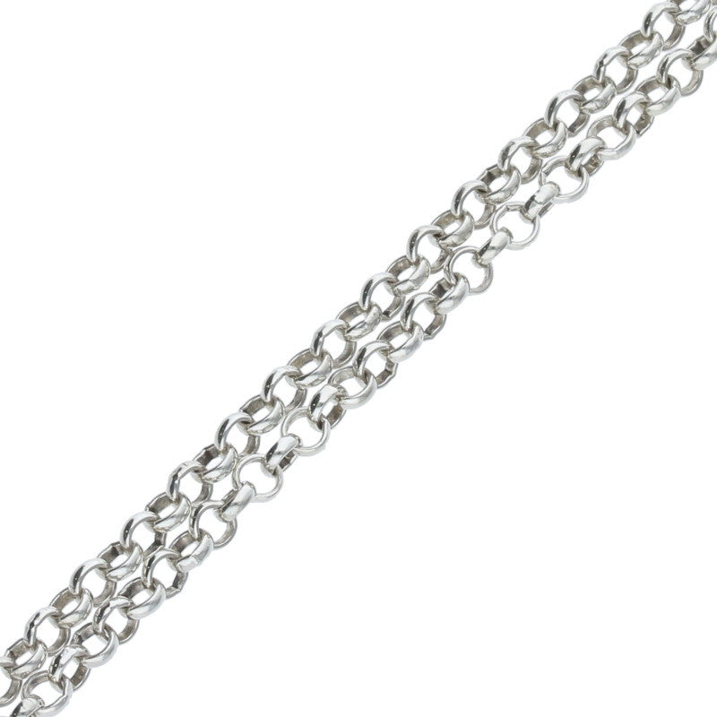 Chrome Hearts 925 Silver Roll Chain Necklace Size ONE SIZE