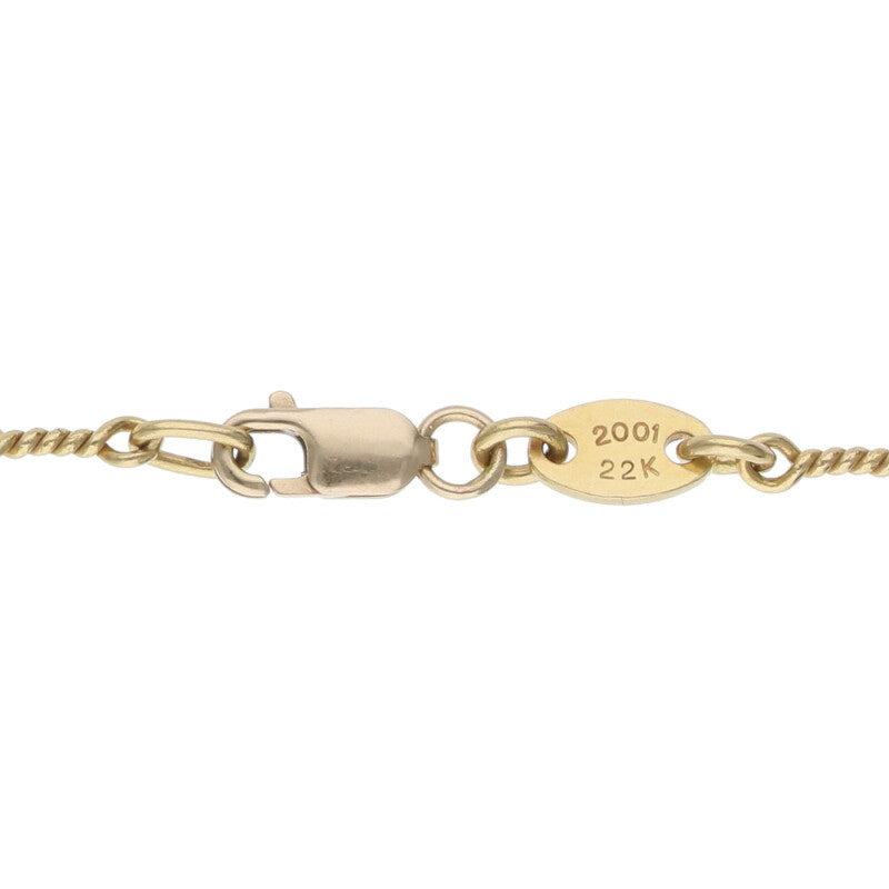 Chrome Hearts 22K Twist Chain Alphabet Charm Size ONE SIZE